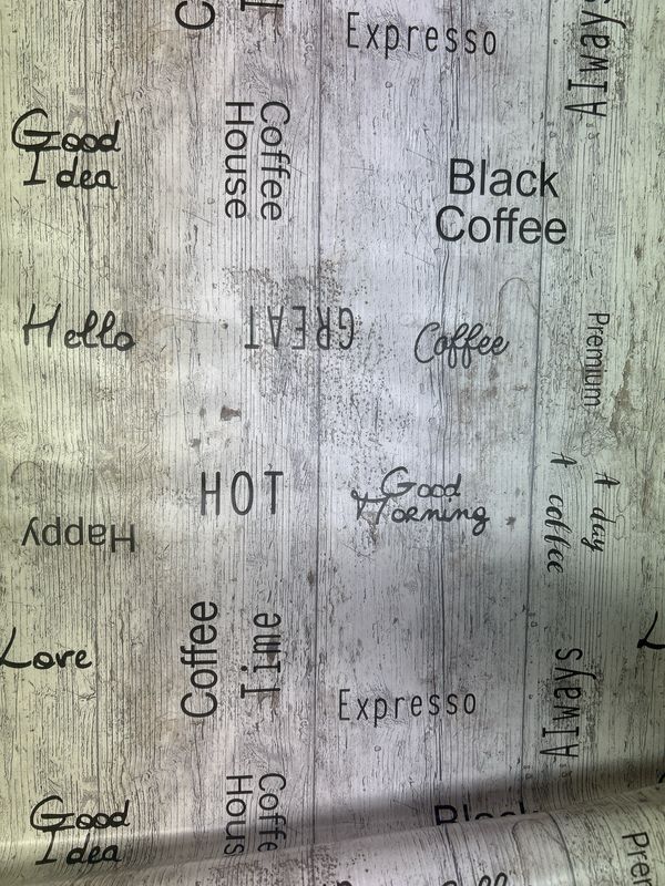 Coffee Time Wood Effect