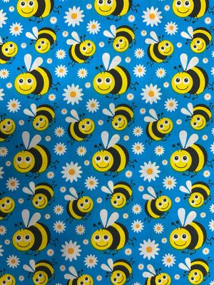 Bee Happy Turquoise
