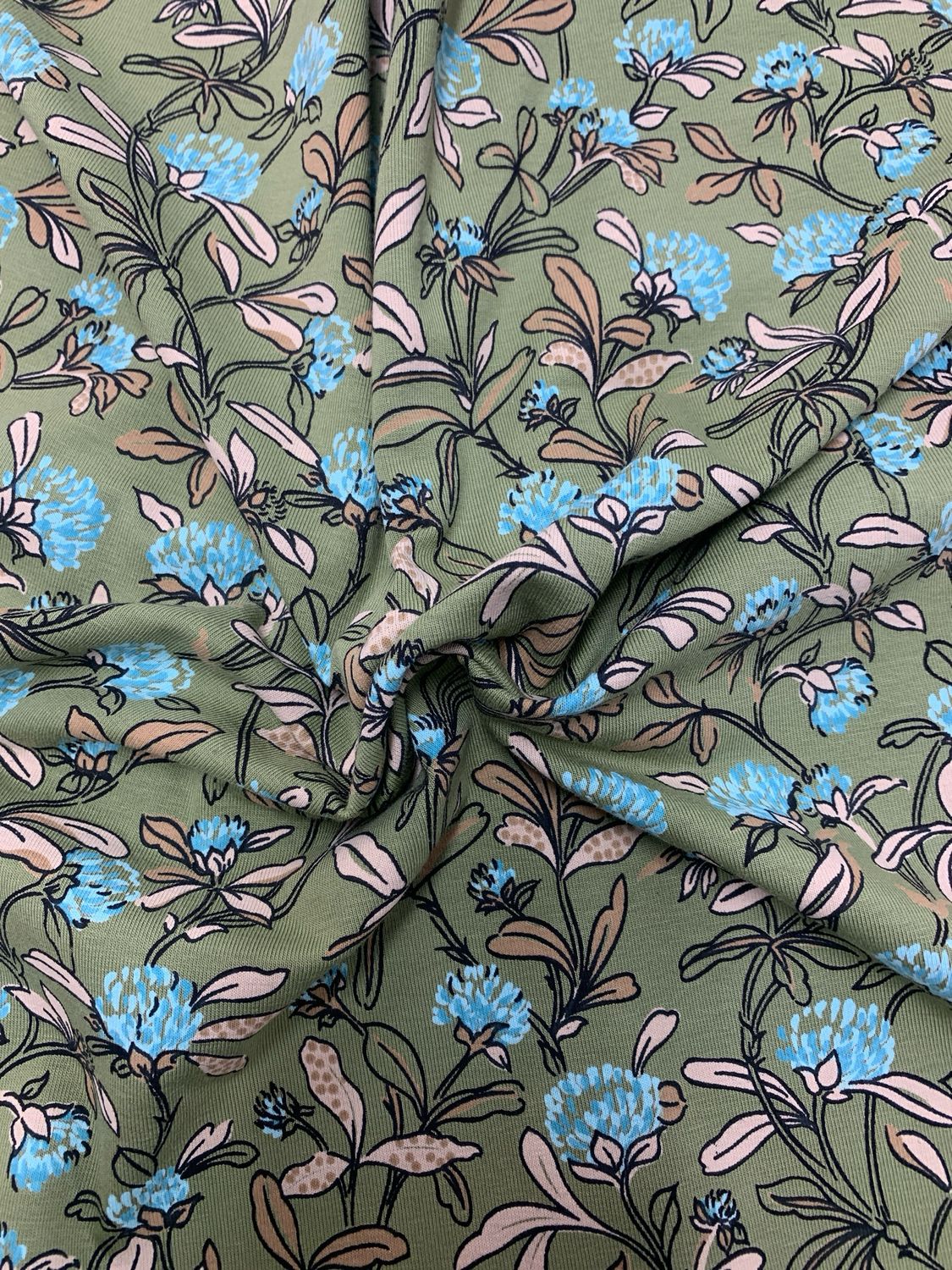 Floral Delight Green
