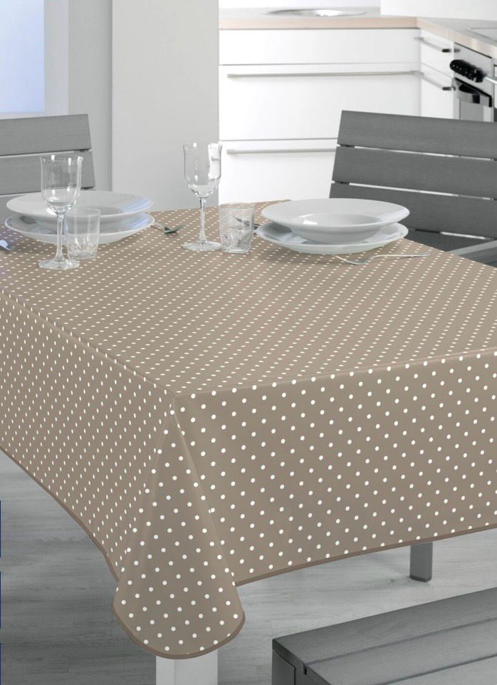 Mini Polka Spot Beige