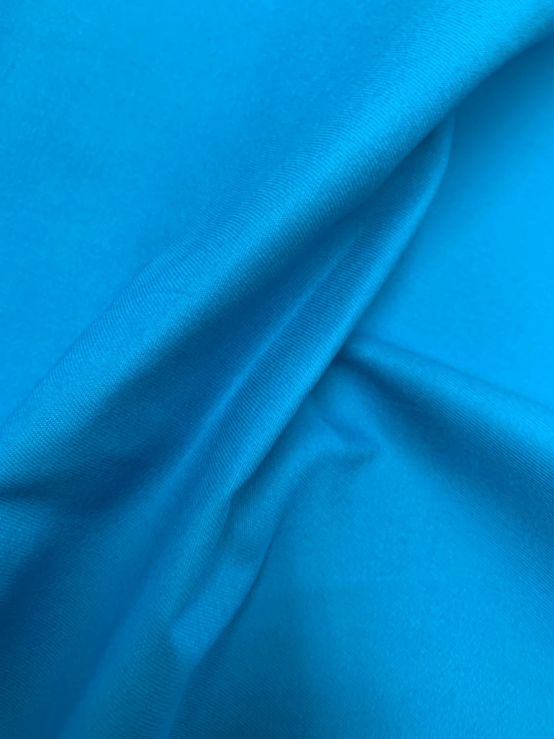 Drill Cotton Plain Turquoise