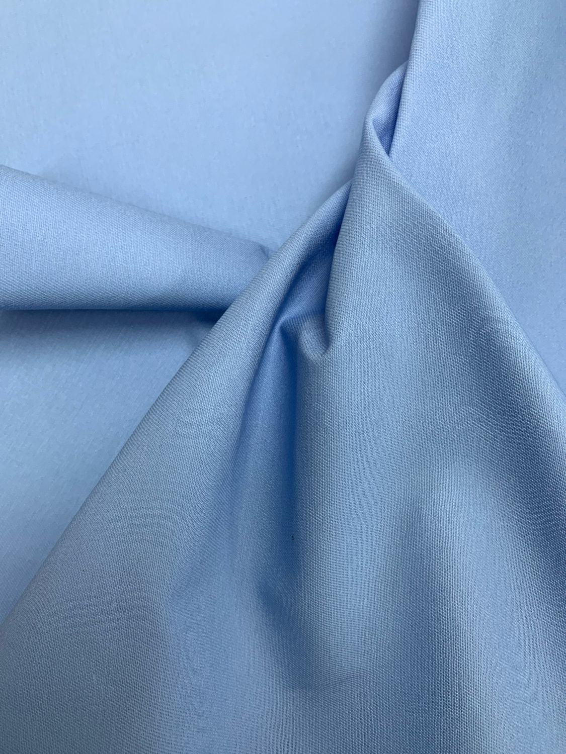 Drill PolyCotton Plain Sky