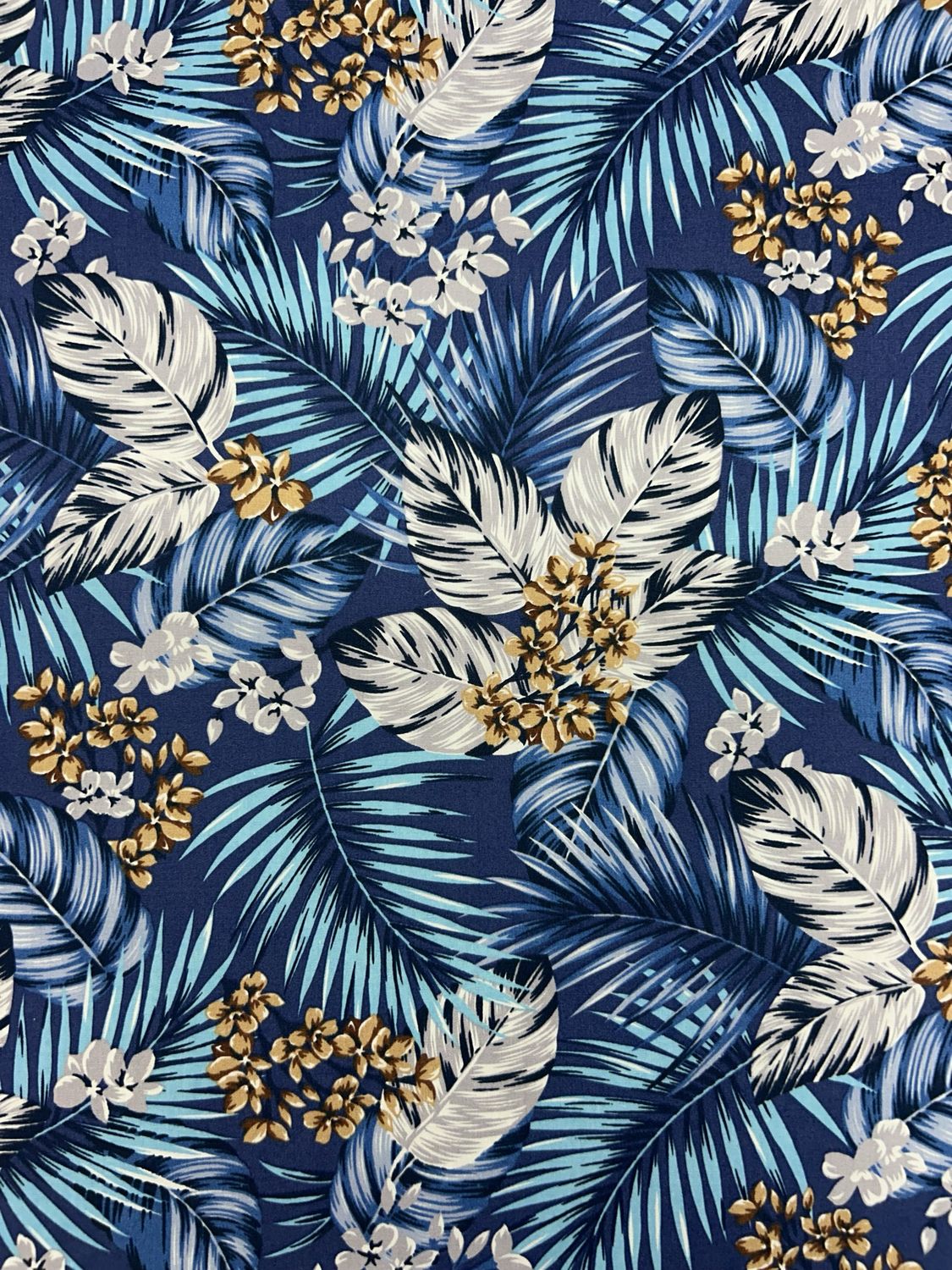 Botanical Leaves Blue