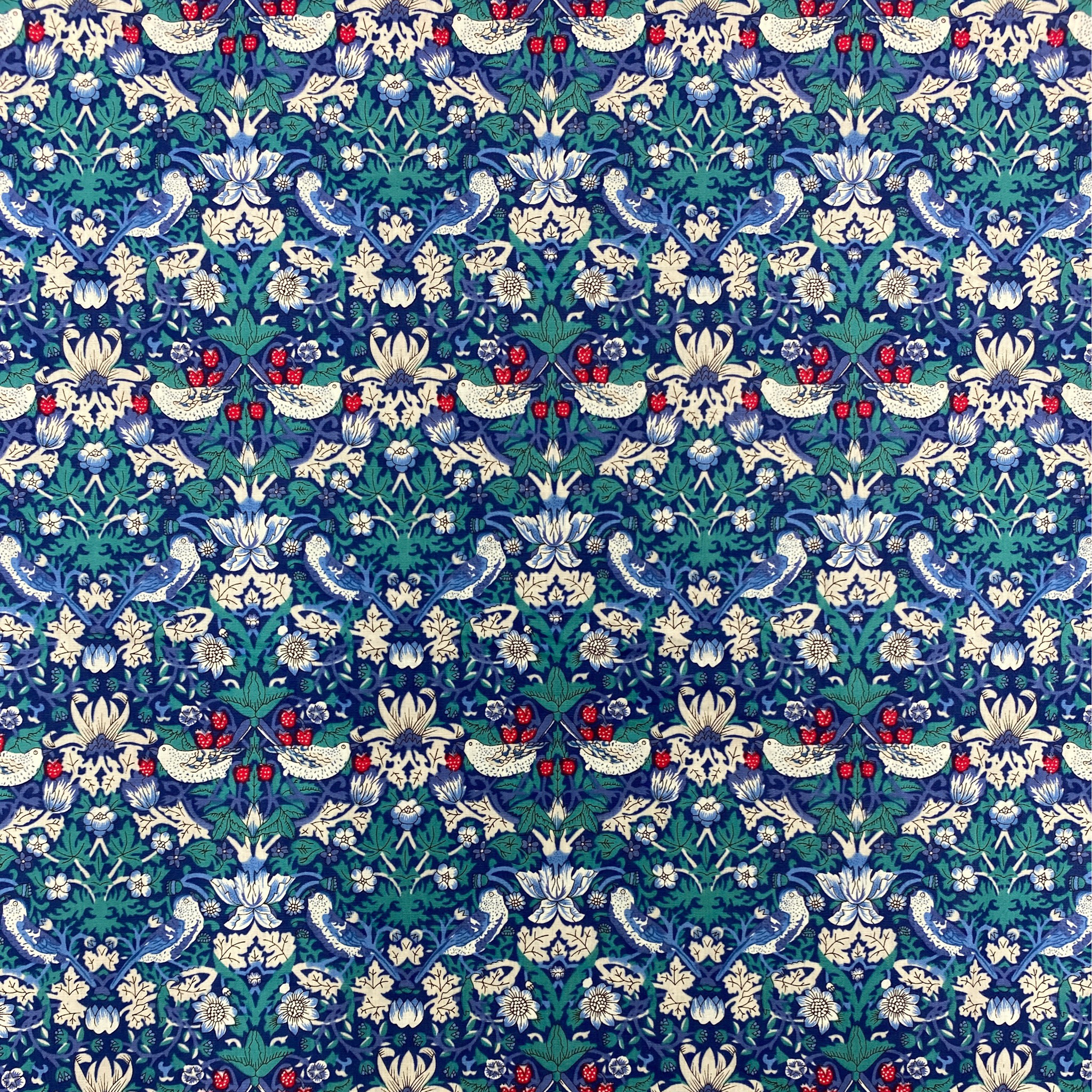 Singing Birds Turquoise & Purple