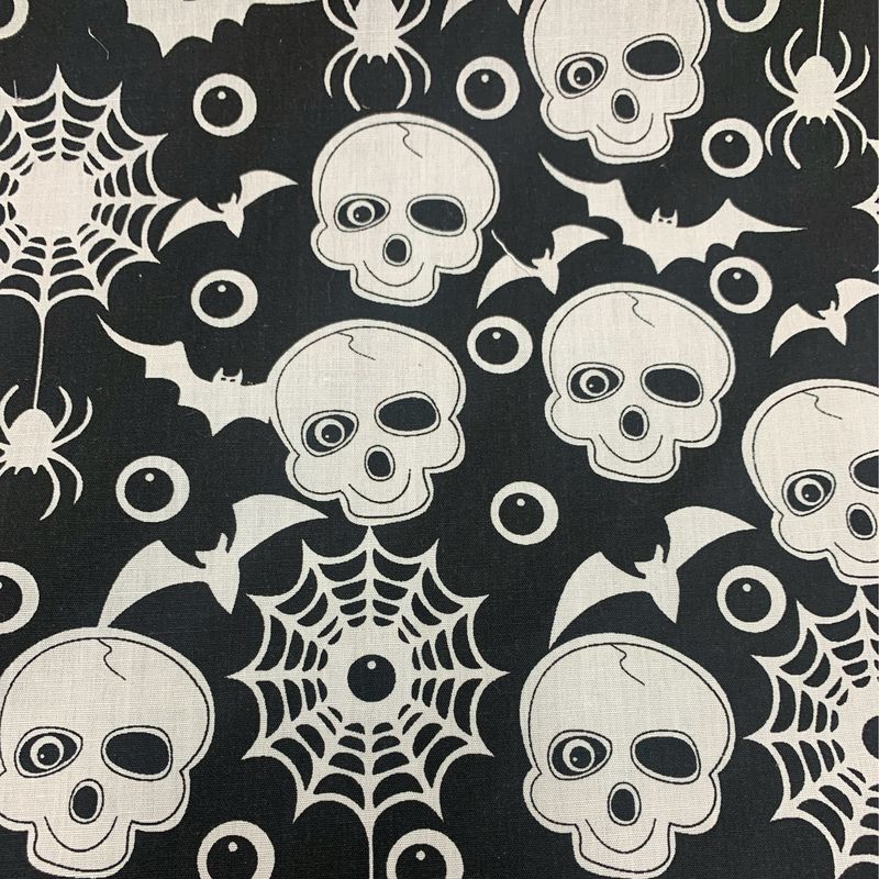 Halloween Skull Black