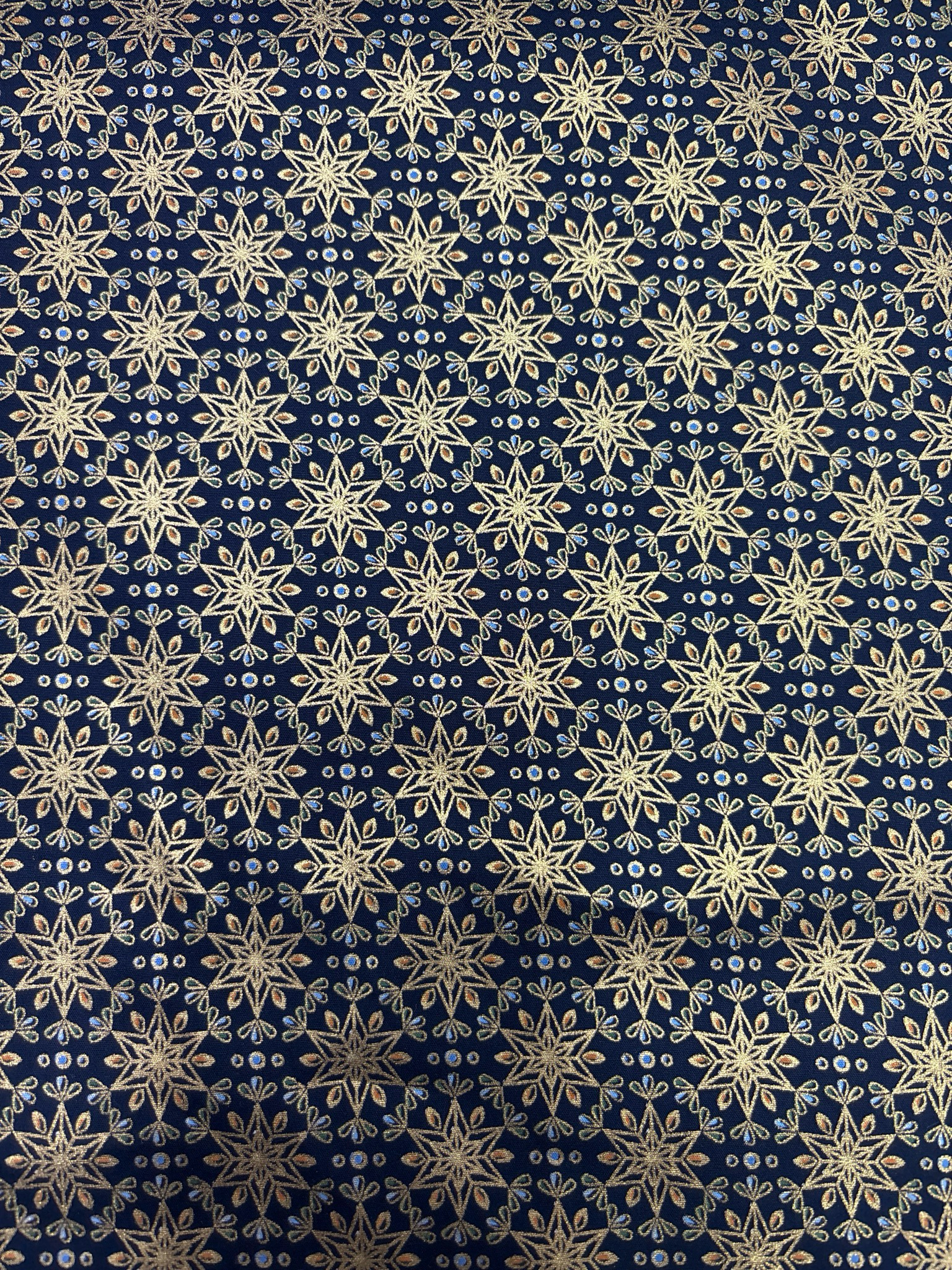 Art Deco Stars Navy