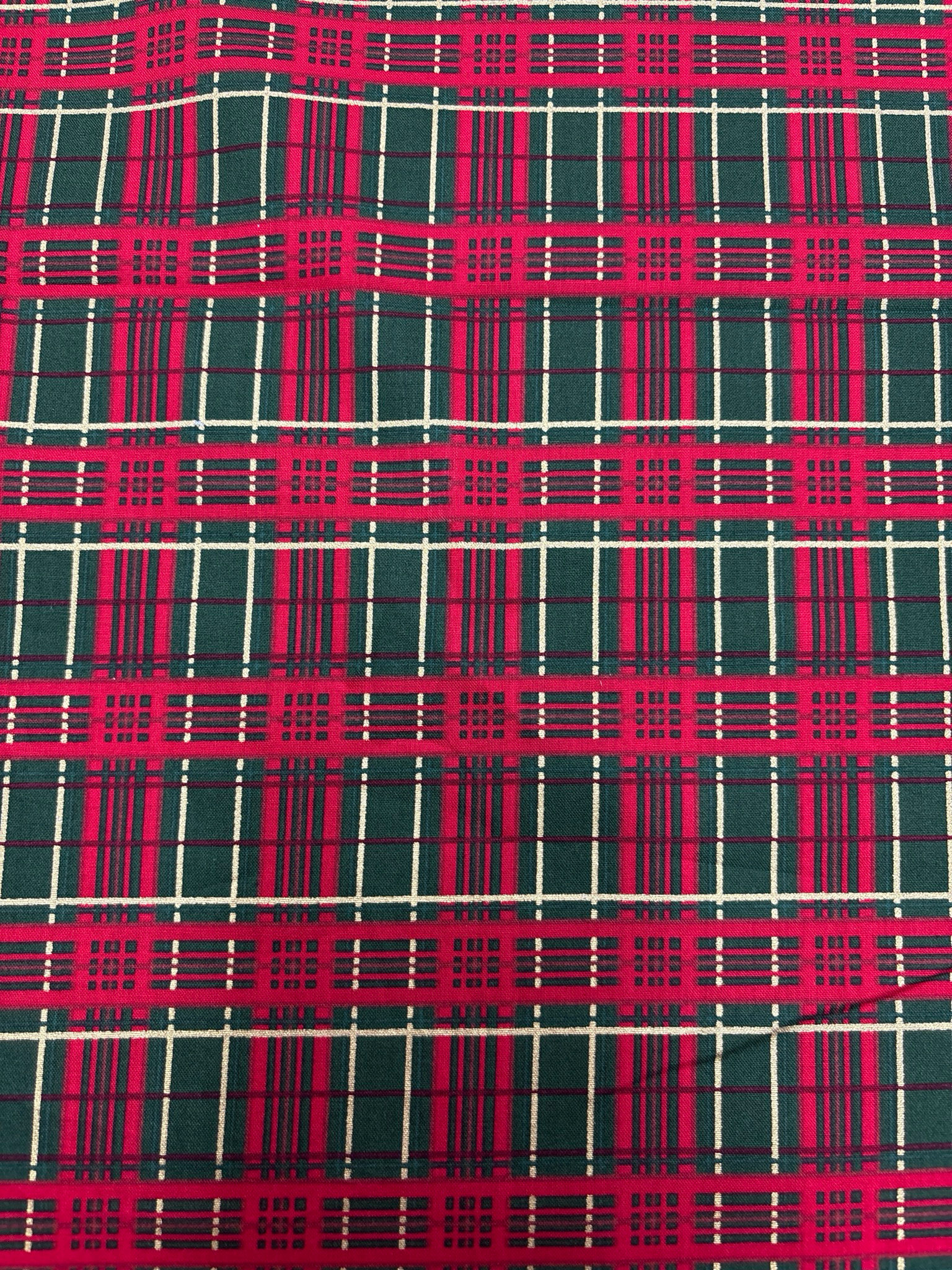 Metallic Tartan Green