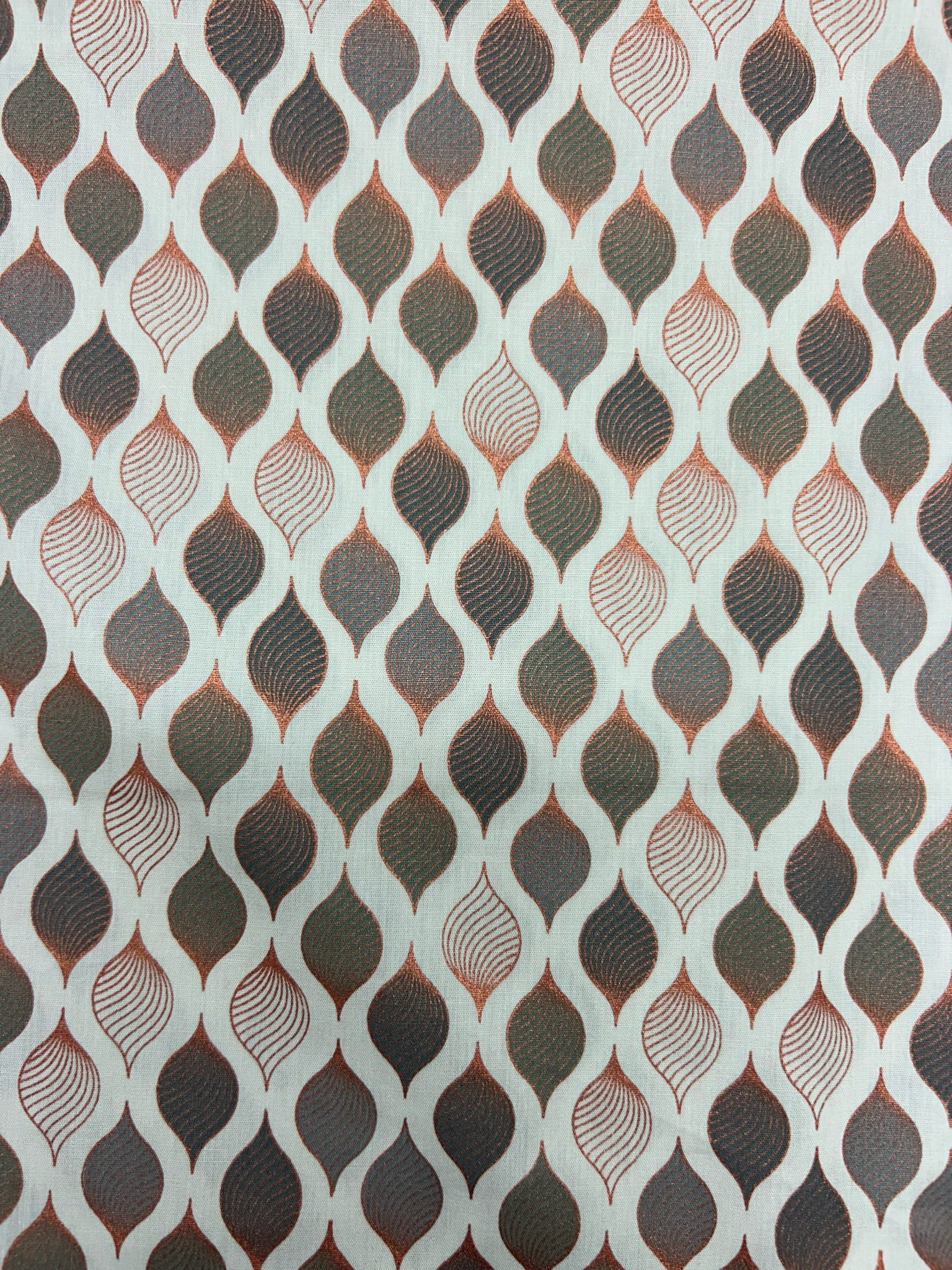 Contemporary Geometric Cream