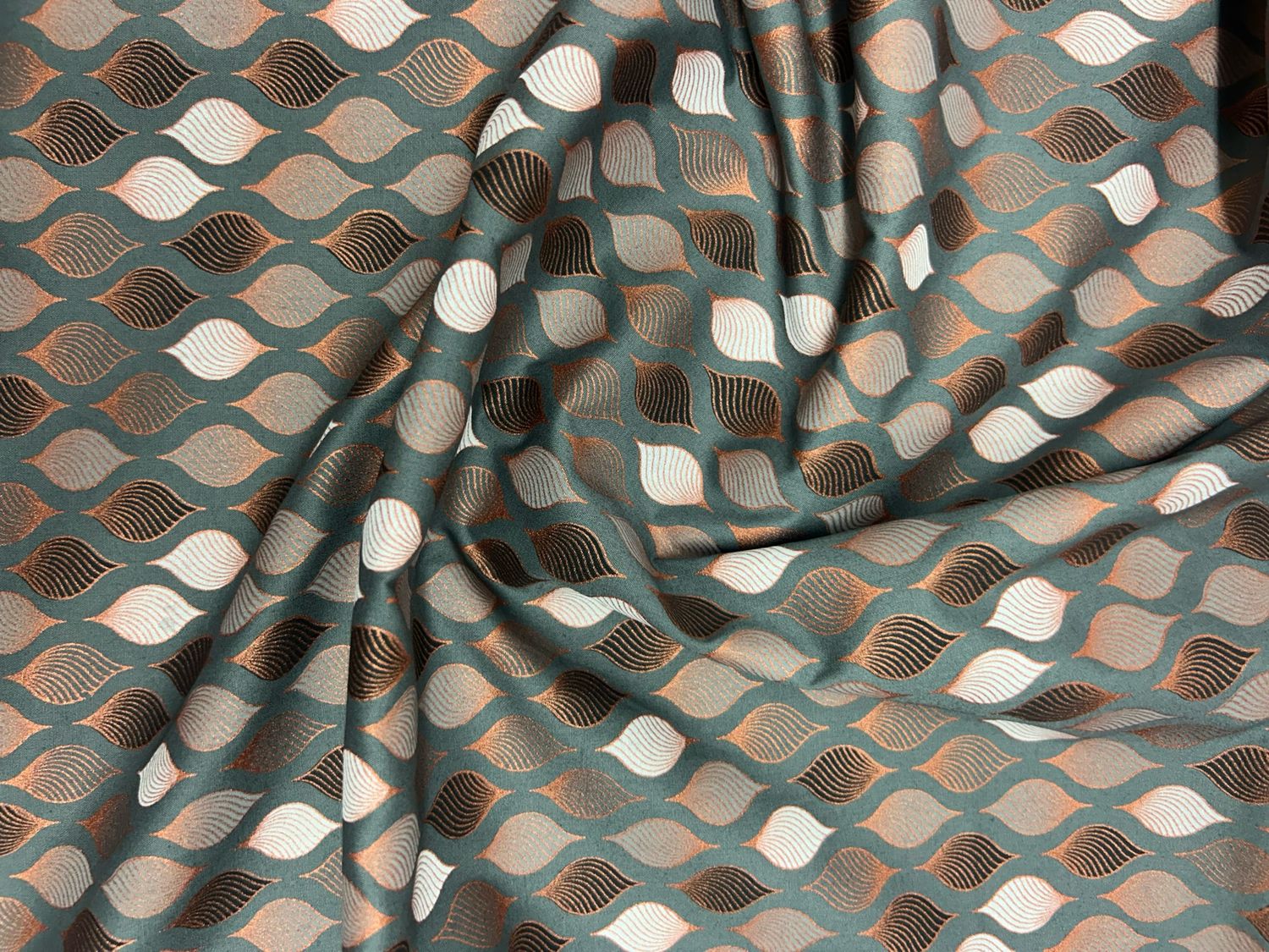 Contemporary Geometric Grey