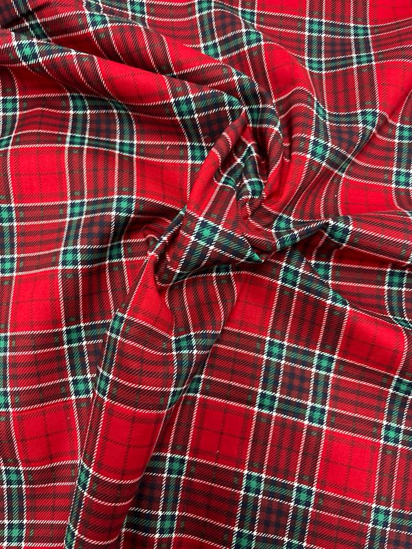 Christmas Tartan Red