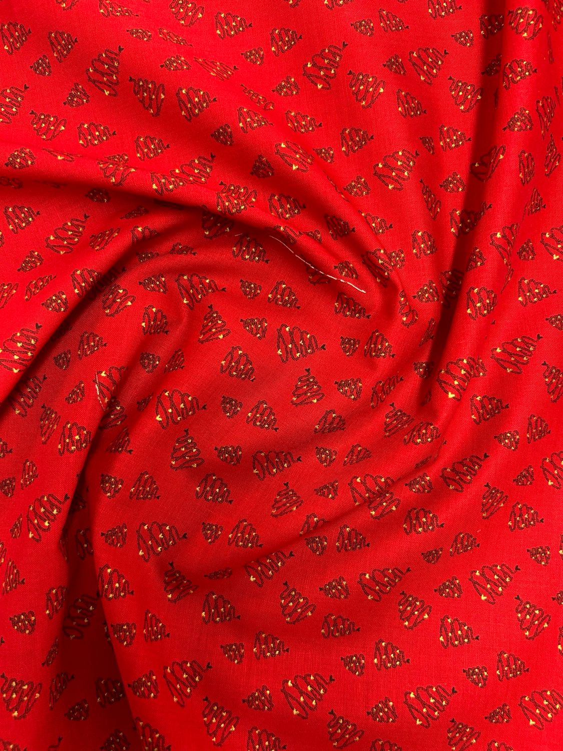 Christmas Tree Swirl Red