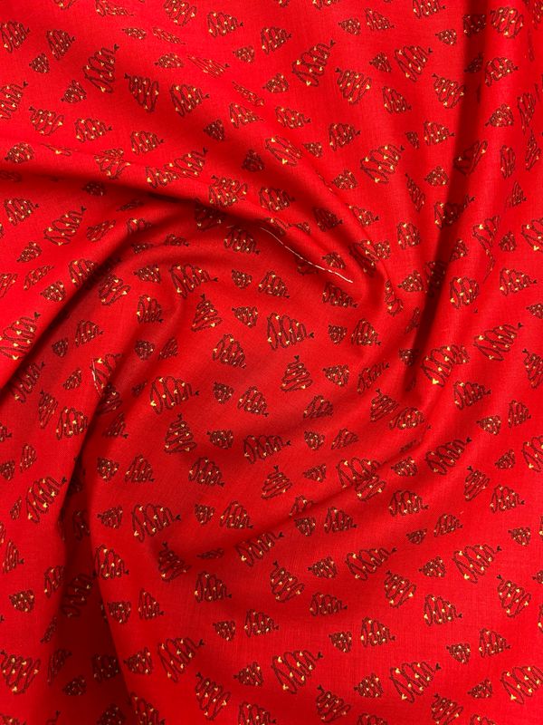 Christmas Tree Swirl Red