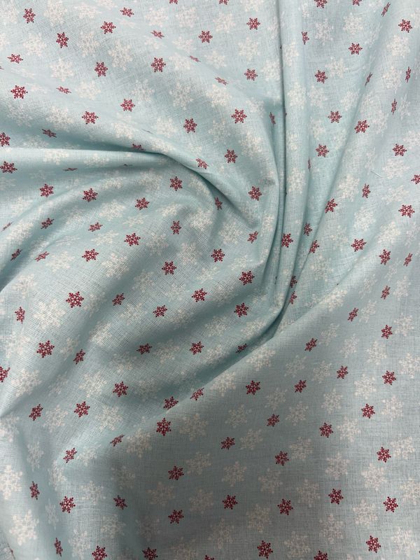 Mini Snowflake Pale Blue