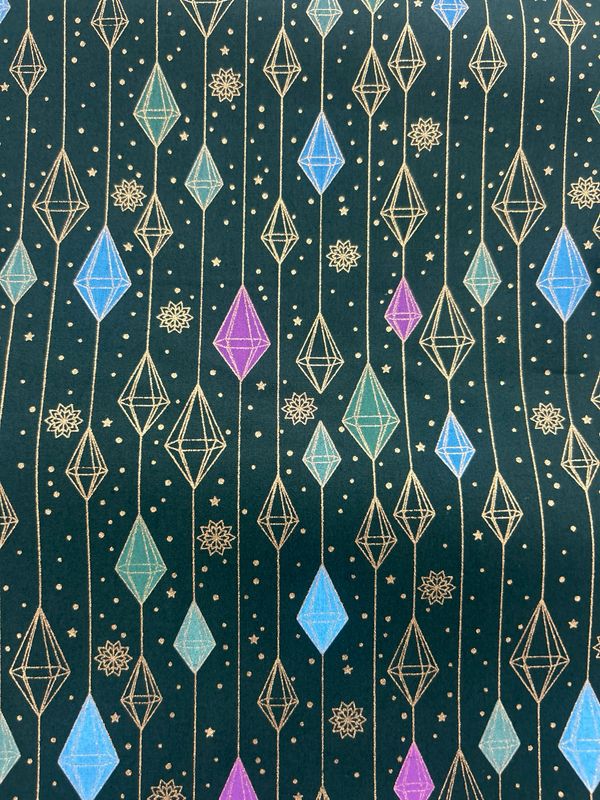 Art Deco Diamond Green