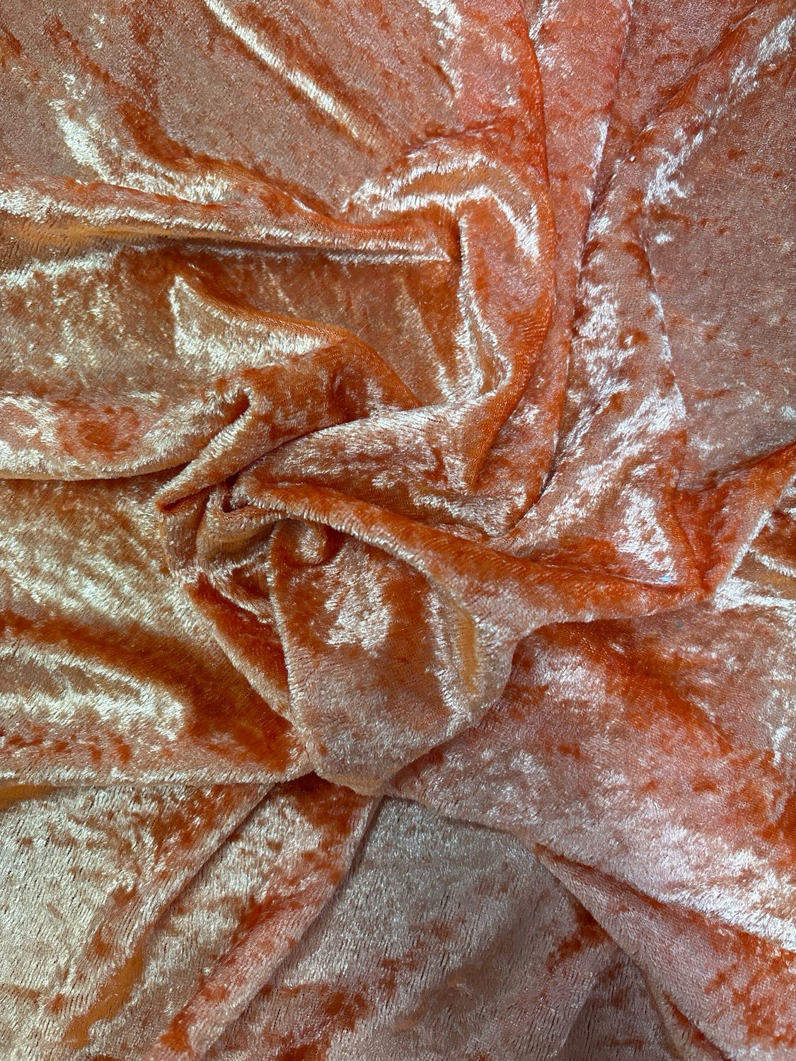 Crushed Velvet Orange