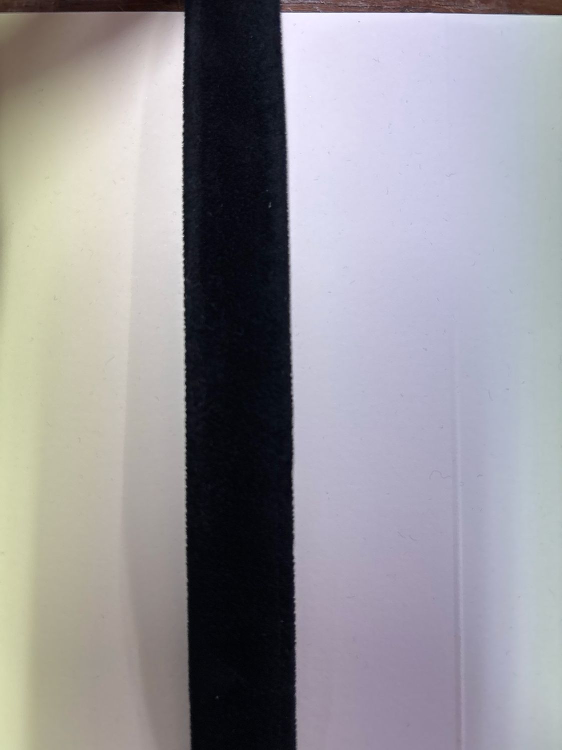 Suedette 18mm Bias Binding Tape , Colour: Black