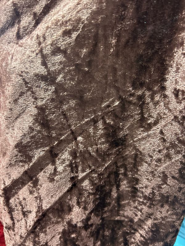 Crushed Velvet Brown
