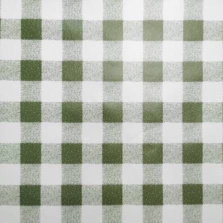 Sage Green Check Table Cover