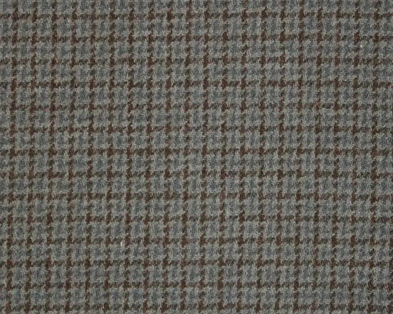 Wool Mix Houndstooth Blend Blue