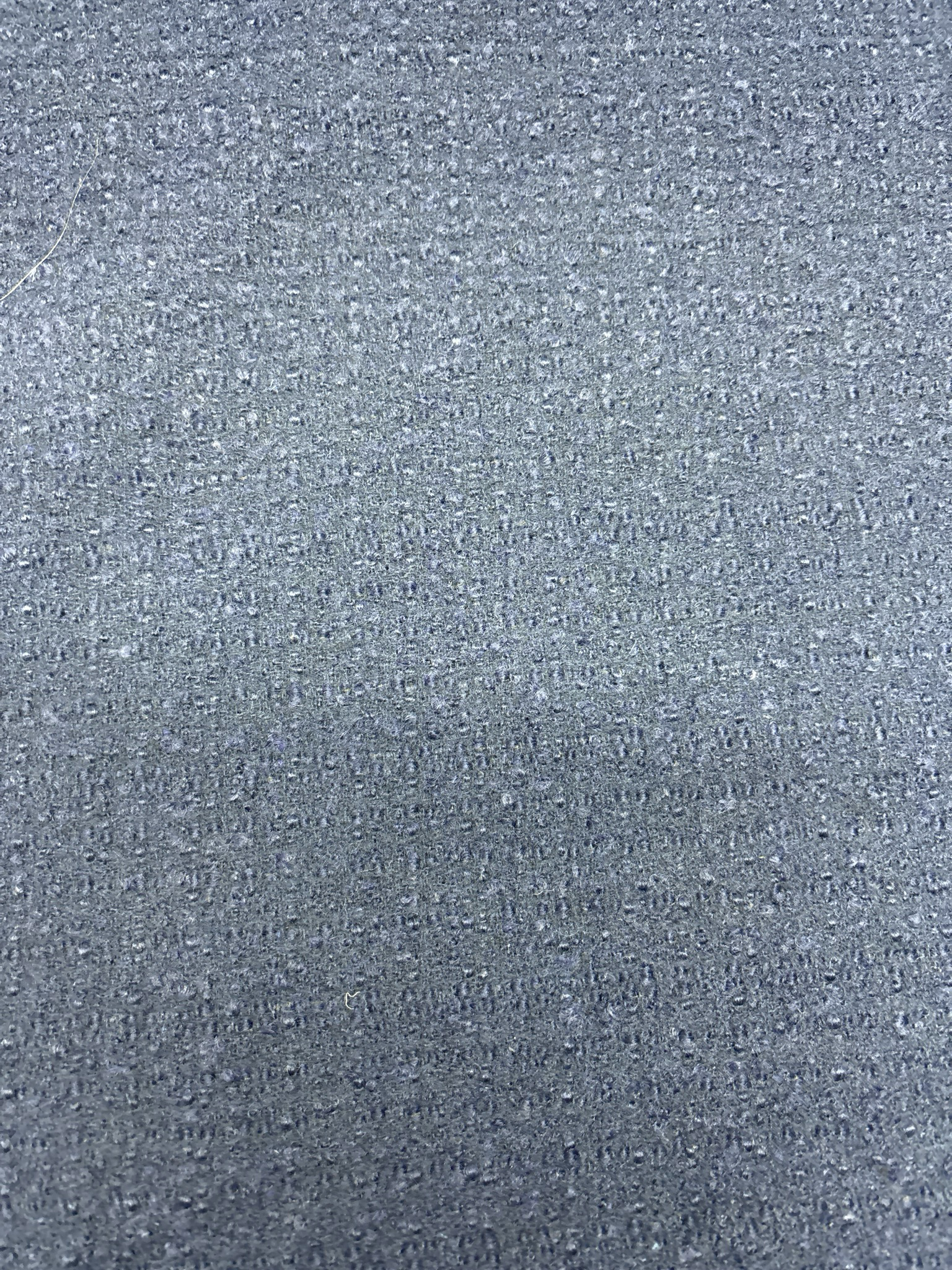 Boucle Wool Mix Blend Navy