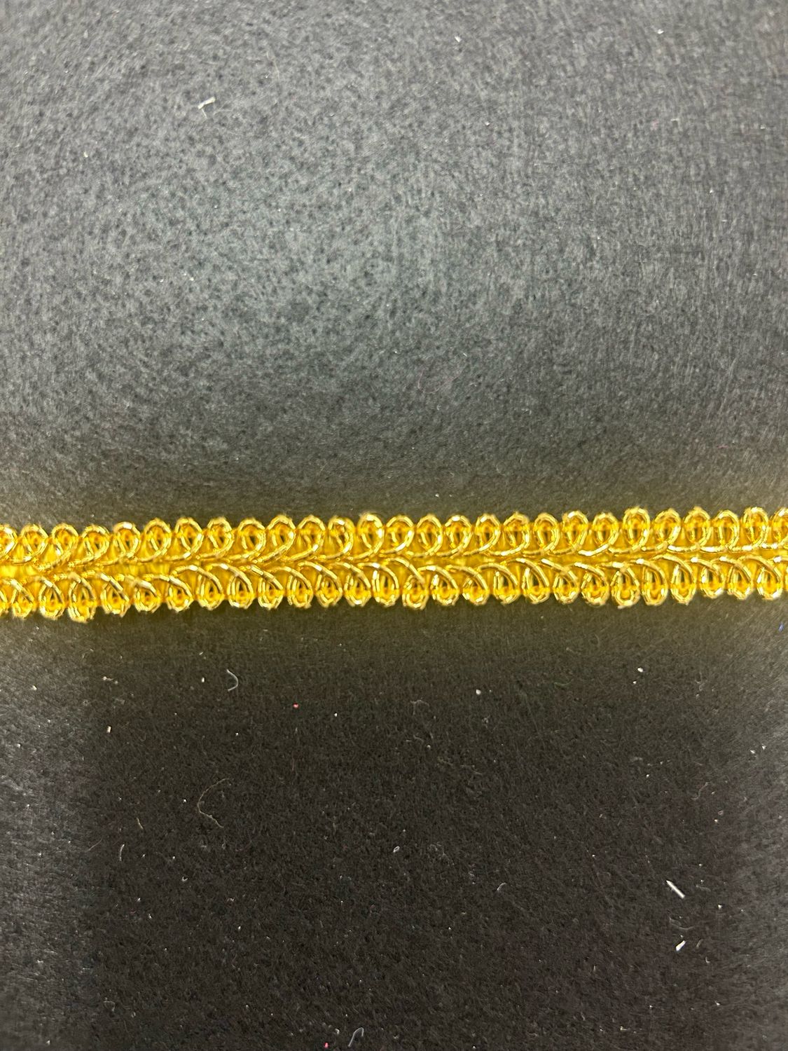 Gold Metallic Figure Of 8 Scroll Braid