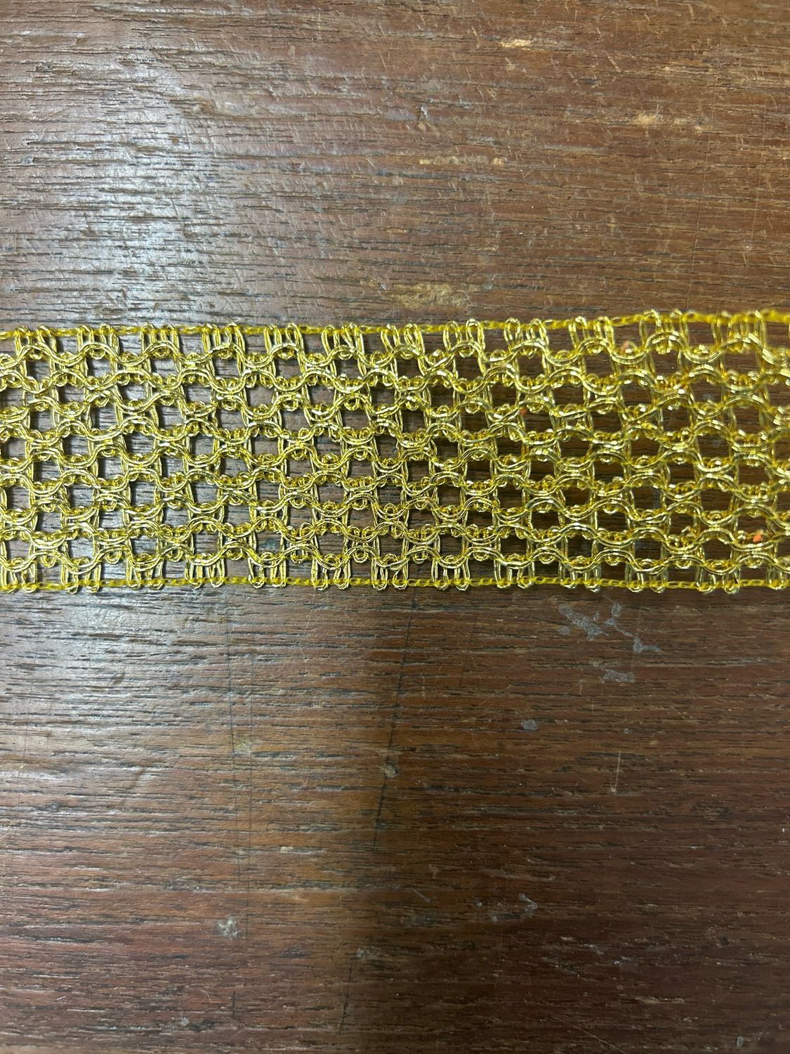 Gold Metallic Mesh