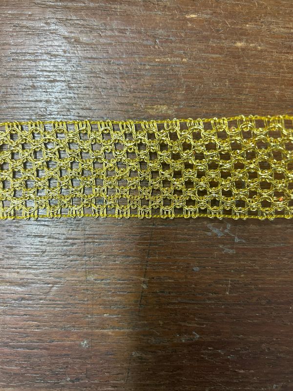 Gold Metallic Mesh