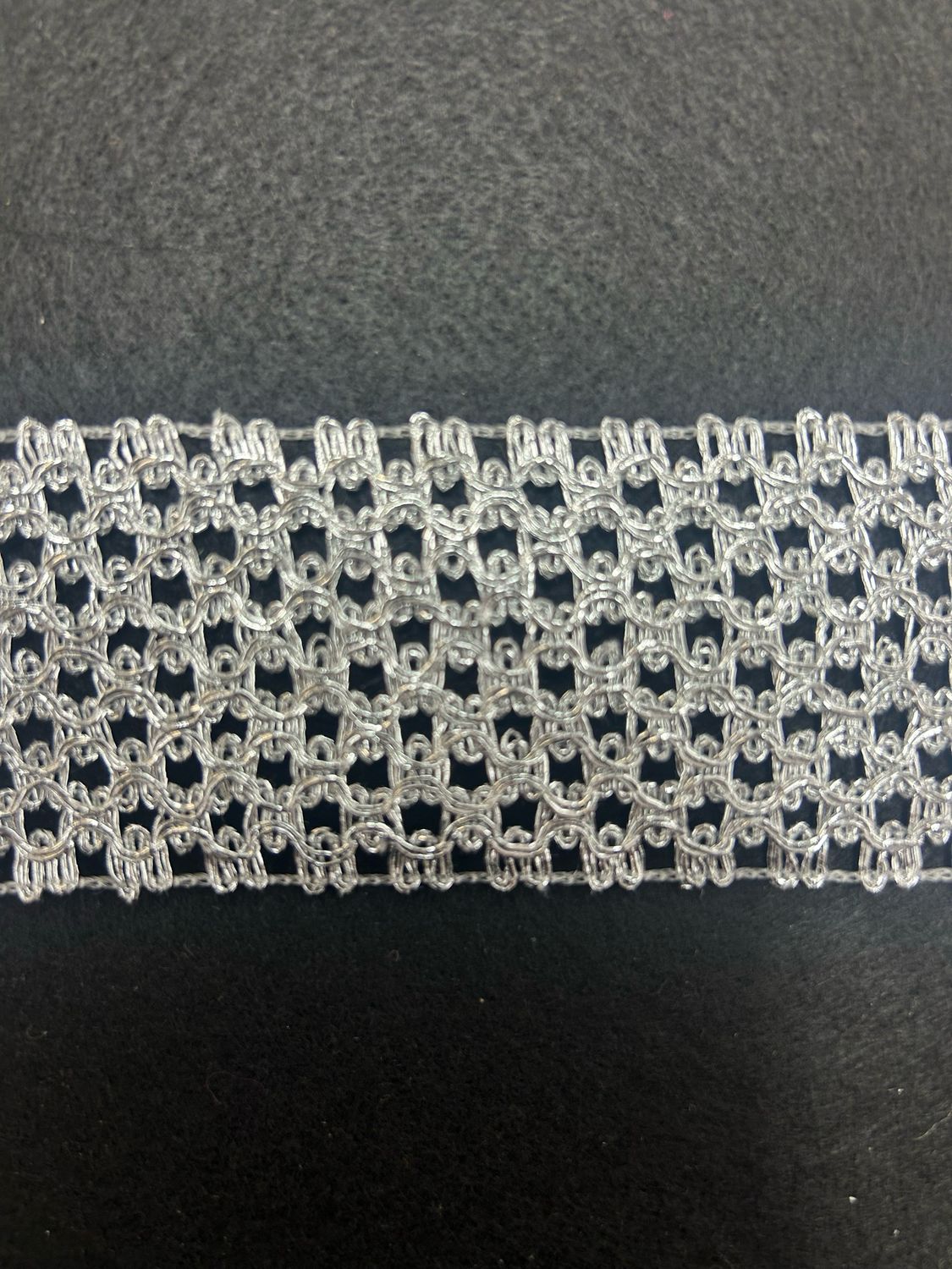 Silver Metallic Mesh