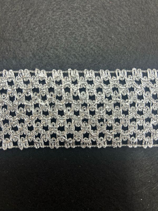 Silver Metallic Mesh