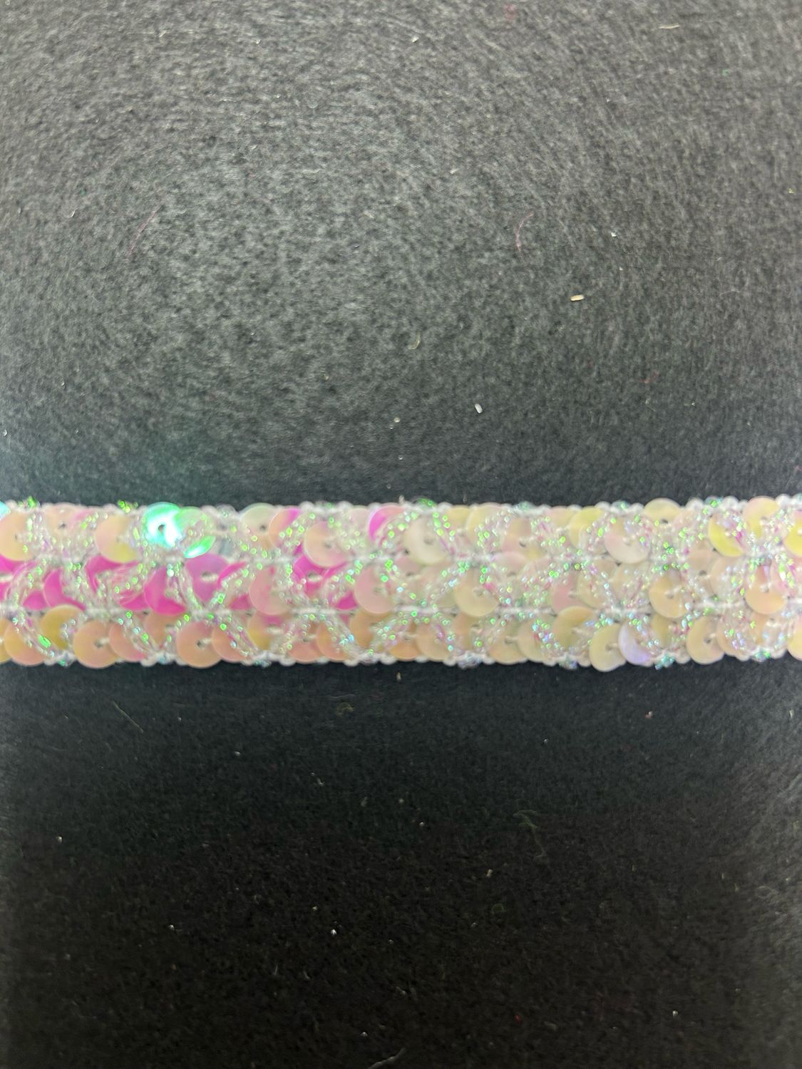 Mother Or Pearl Non Stretch Sequin