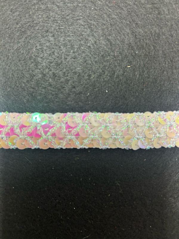 Mother Or Pearl Non Stretch Sequin