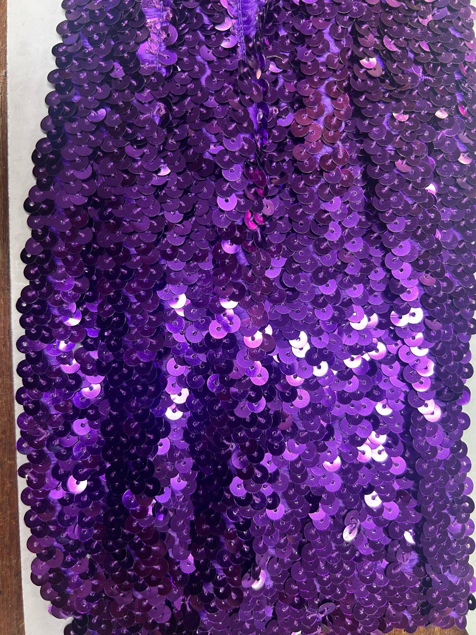 Purple Stretch Sequin 18mm