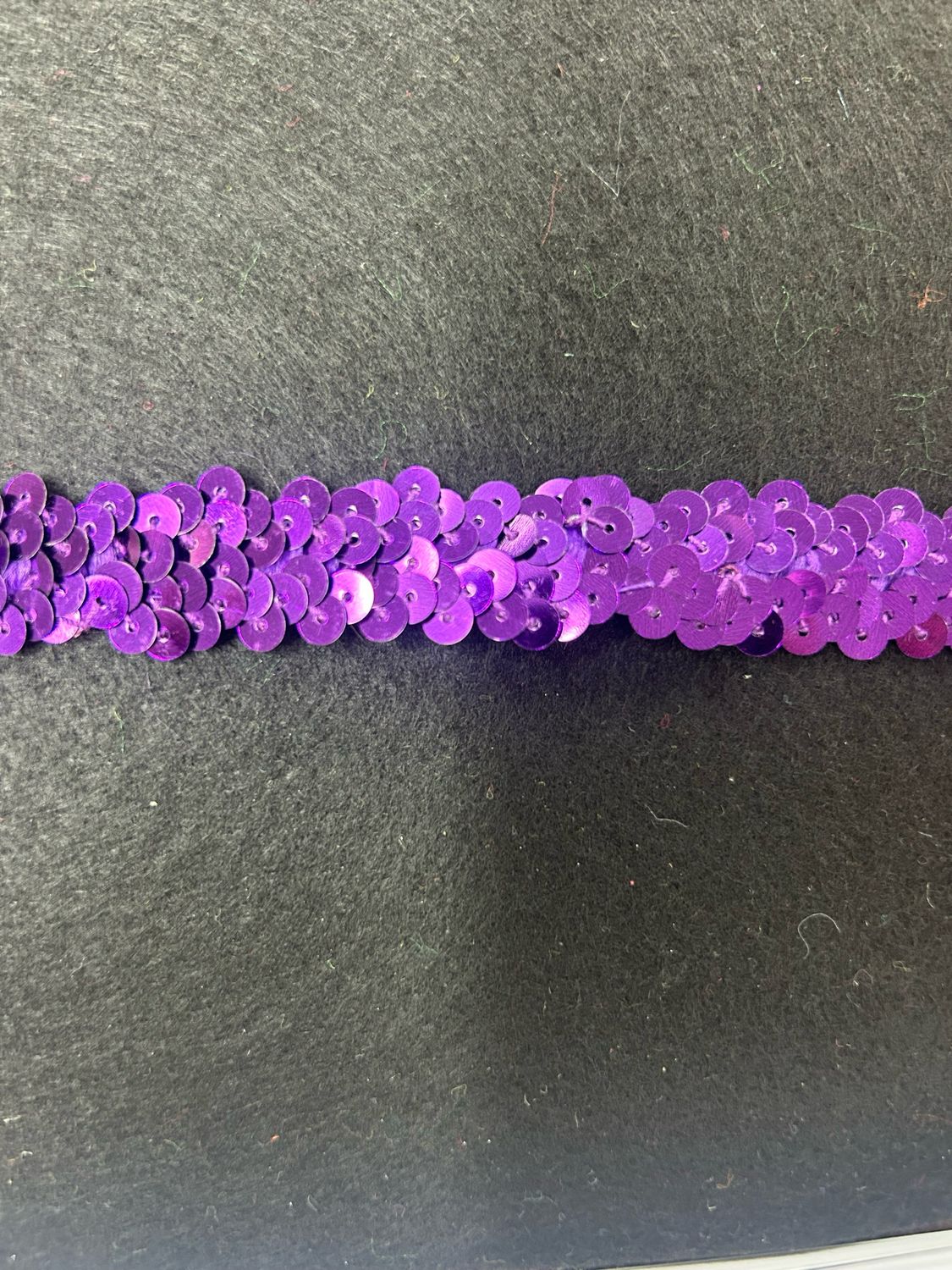 Purple Stretch Sequin 18mm