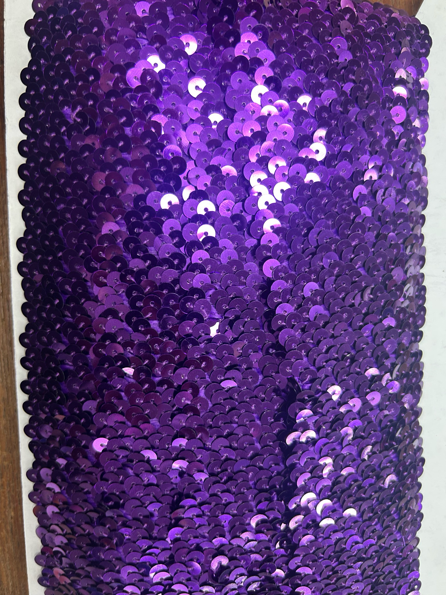 Purple Stretch Sequin 55mm