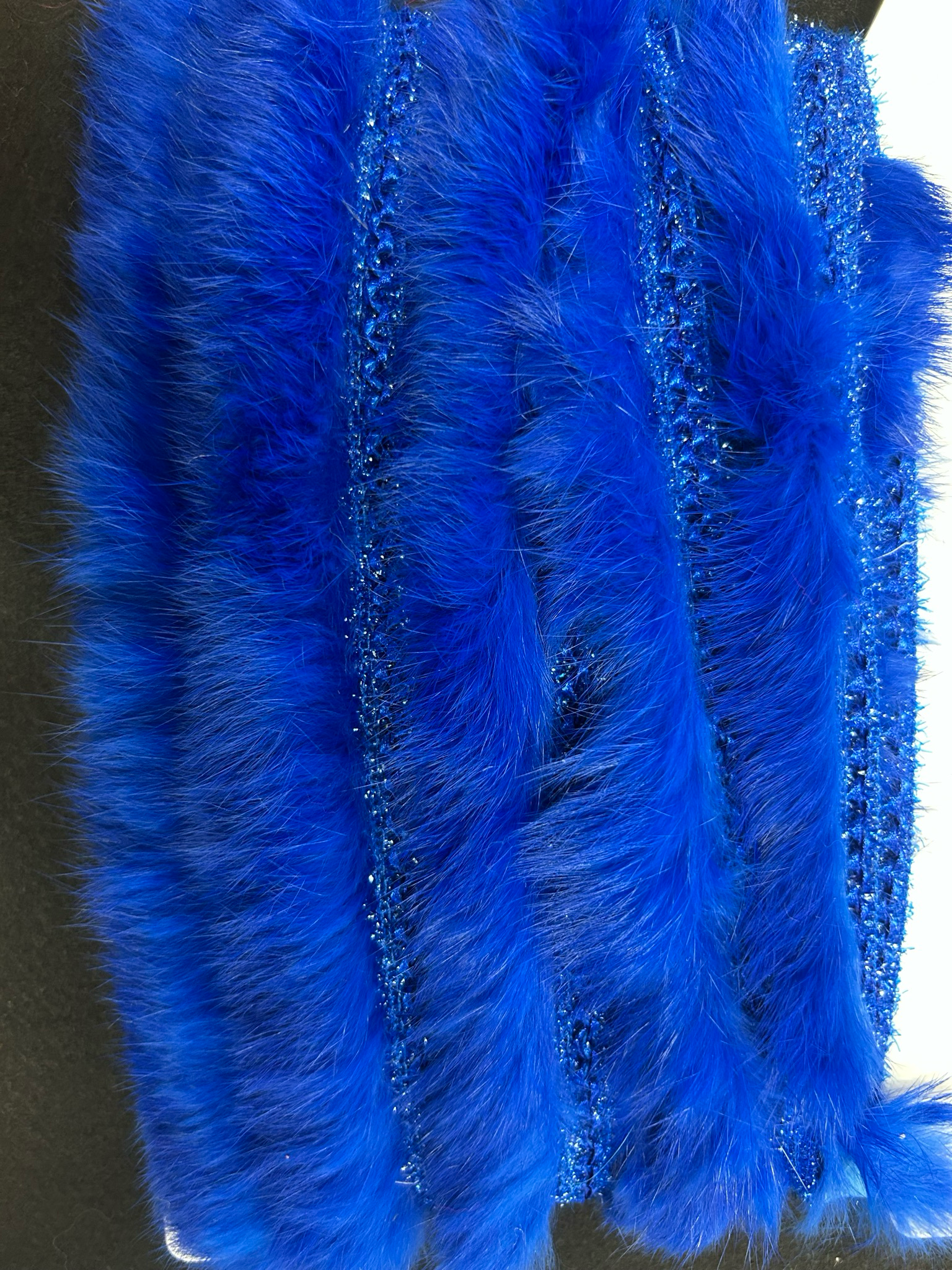 Royal Glitter Fur Trim