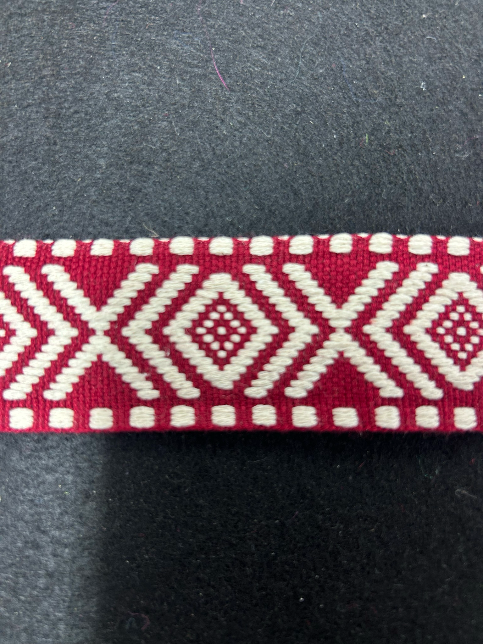 Burgundy Aztec Furnishing Braid