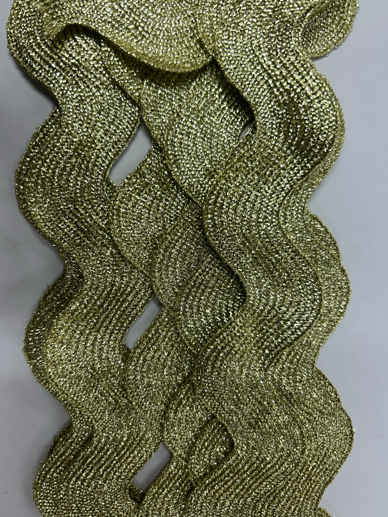 Gold Metallic Jumbo Ric Rac