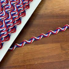 Red White Blue Ric Rac