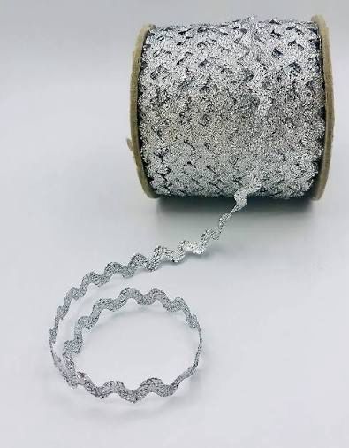 Metallic Silver Ric Rac 4mm