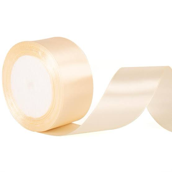 Wedding Car Ribbon Cream