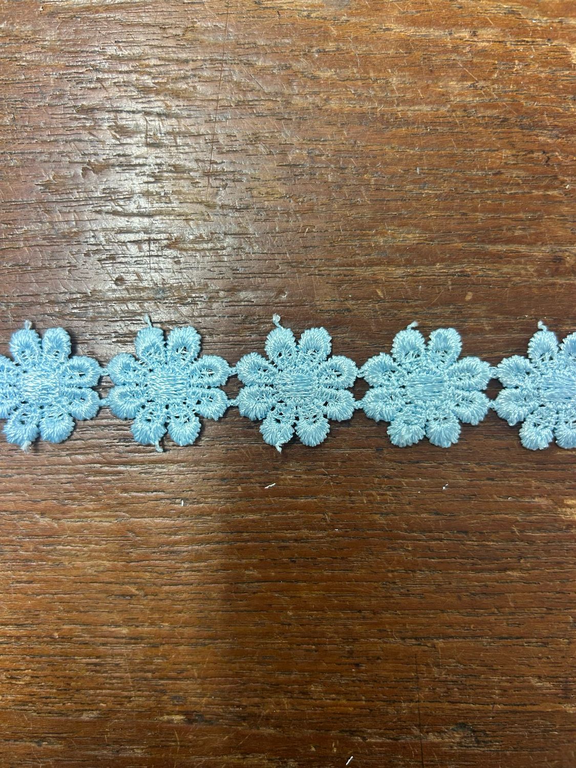 Pale Blue Daisy Trim