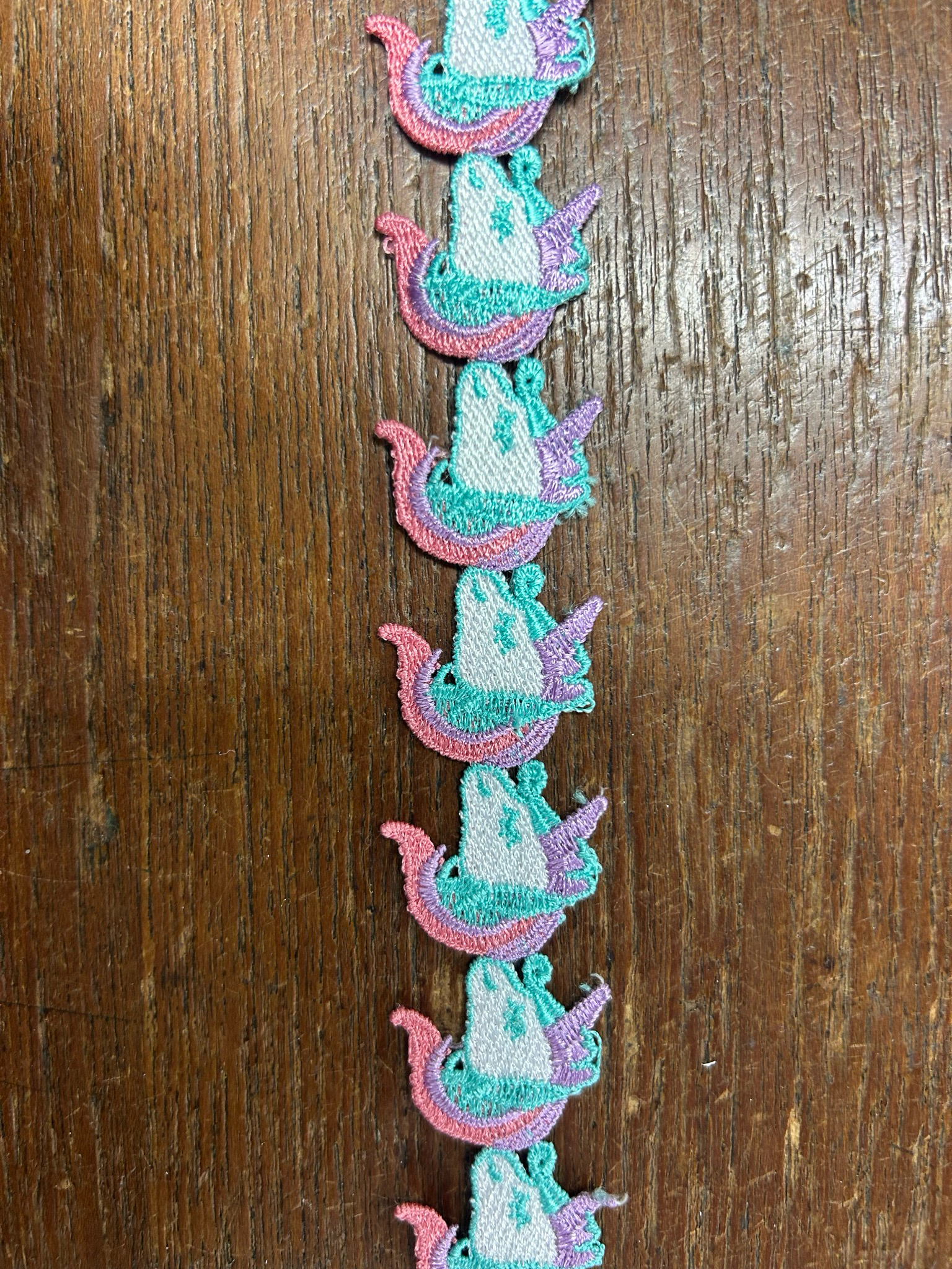 Embroidered Unicorn Trim