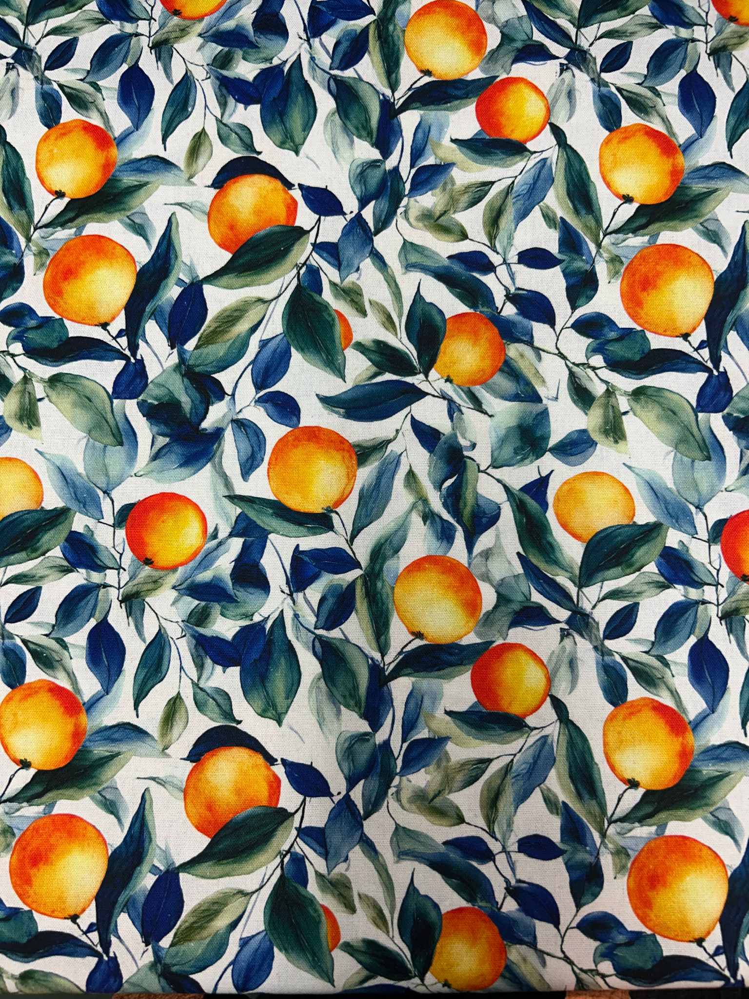 Linen Mix Oranges