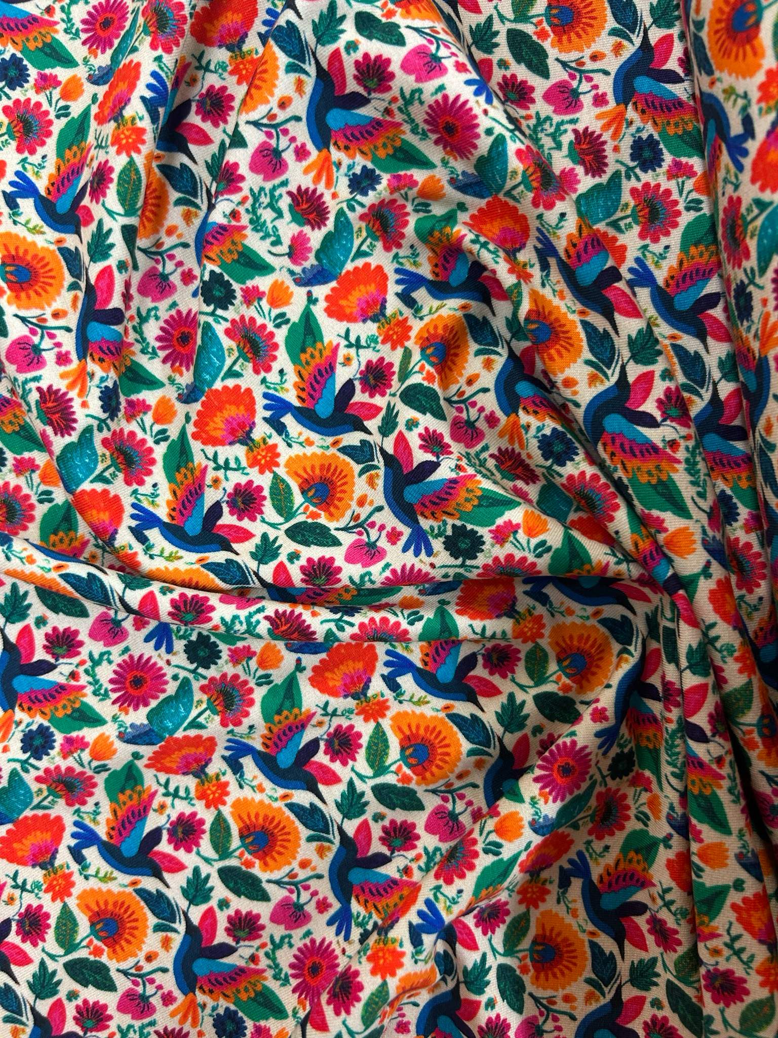 Digital Folk Art Birds