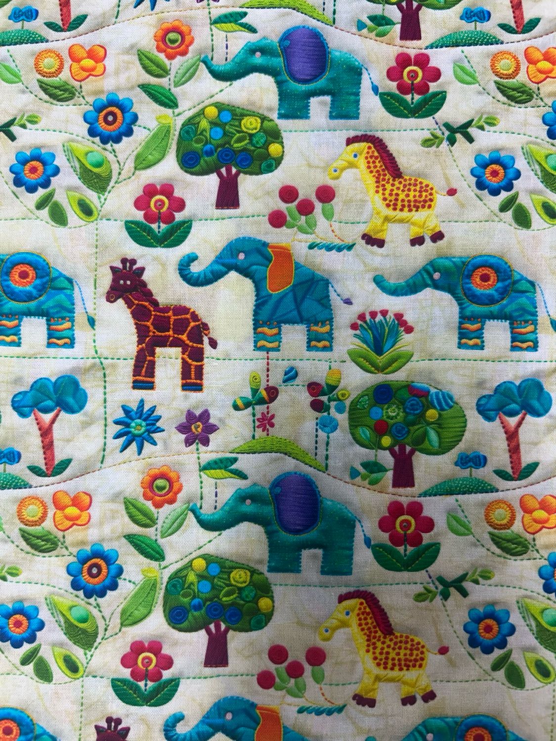 Quilted Effect Animals