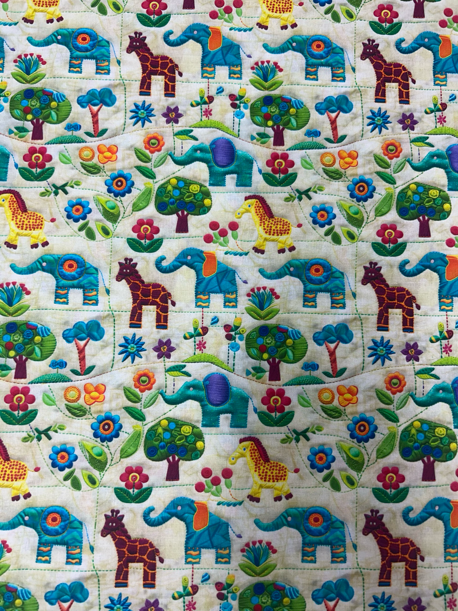 Quilted Effect Animals