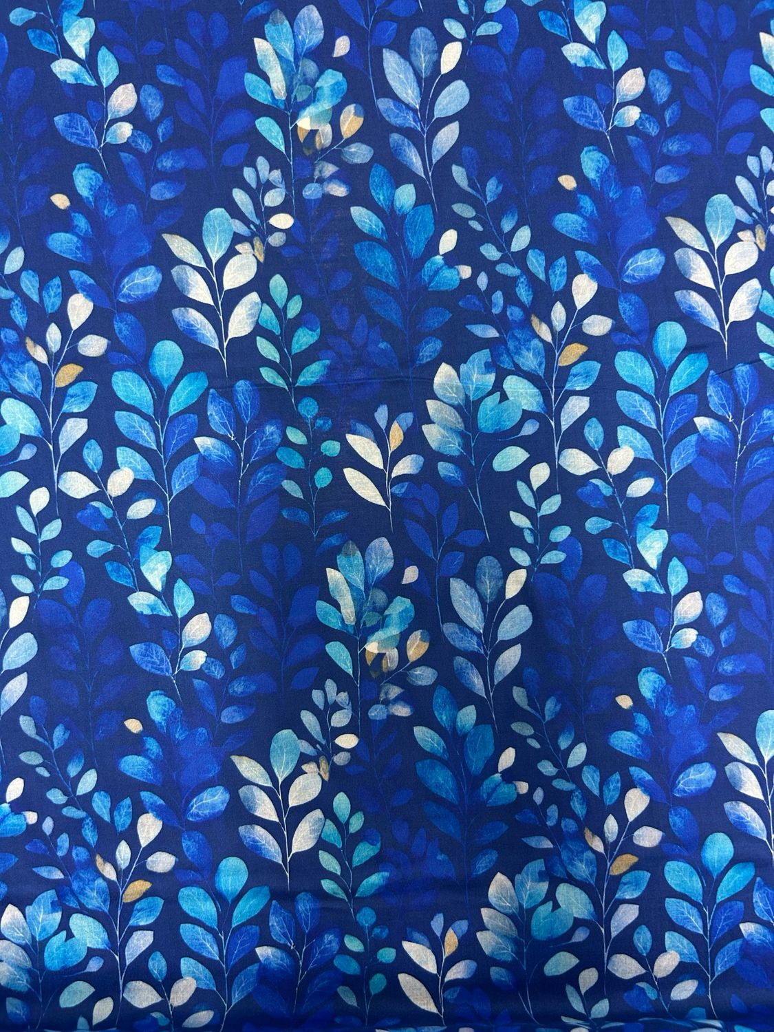 Midnight Foliage Viscose Lawn