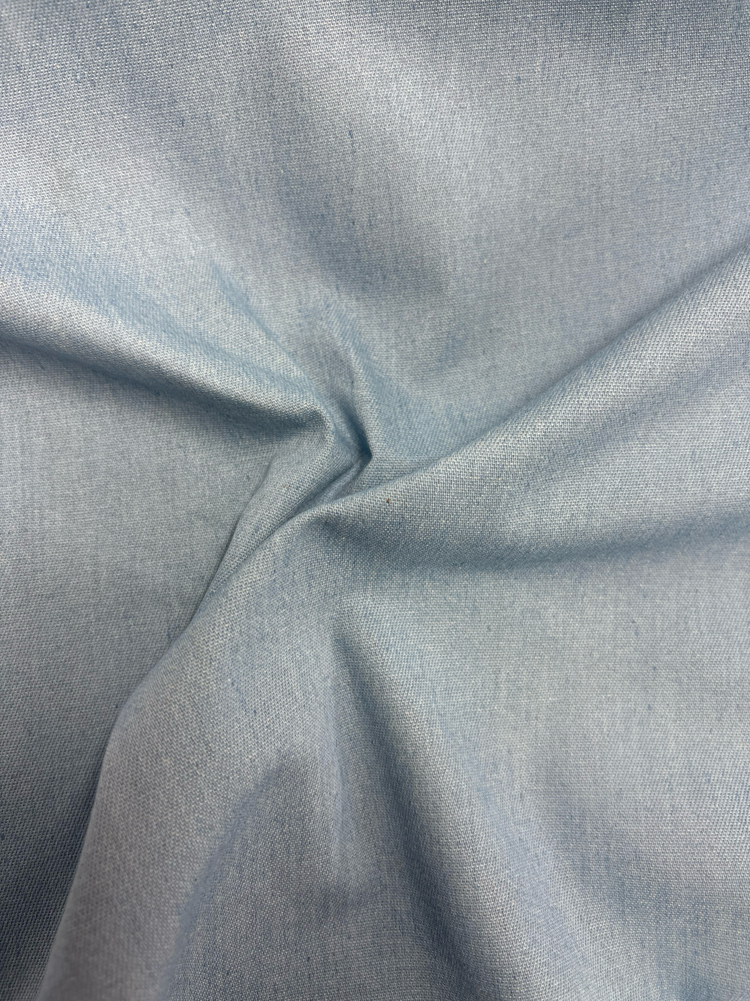 Washed Denim 10oz Light Blue