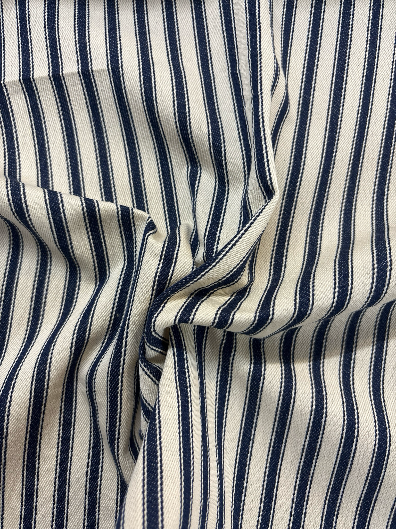 Lightweight Ticking Stripe Navy
