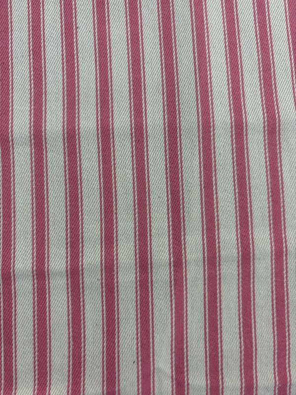 Lightweight Ticking Stripe Pink